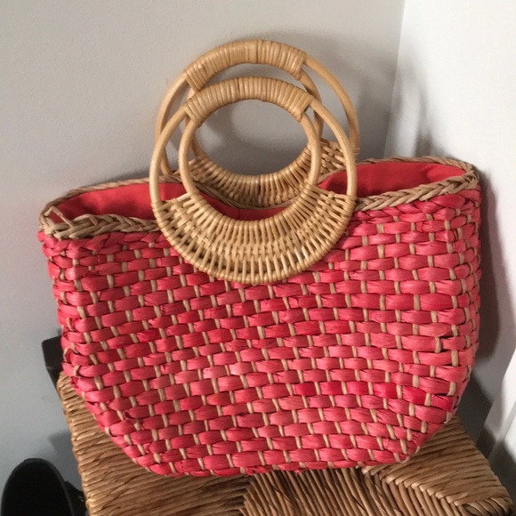 New Free People Sophia Tote Peach - Picture 9 of 10